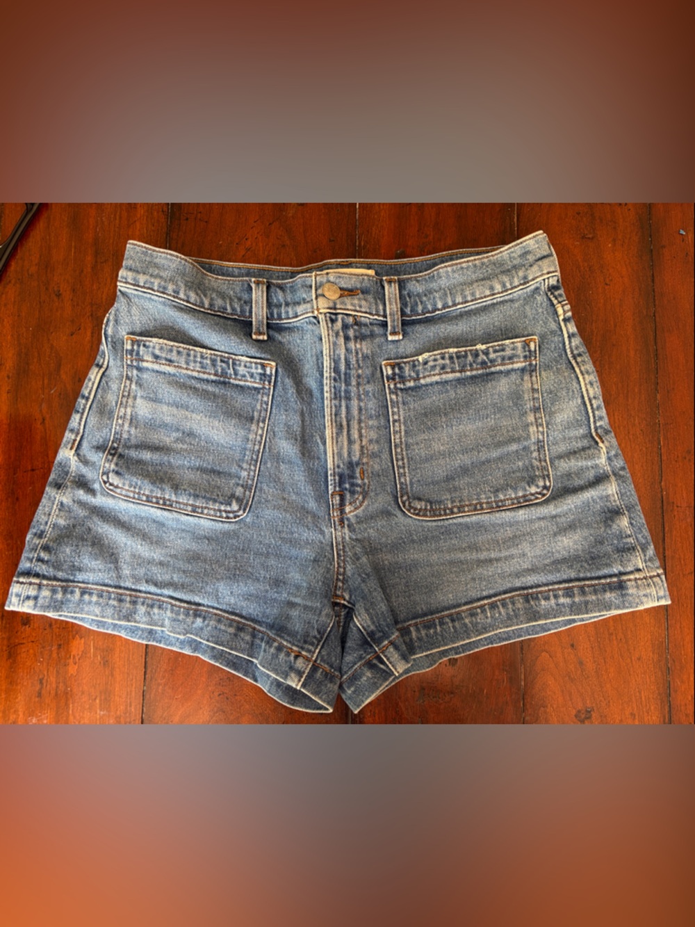 Madewell Light Blue Denim Jean Shorts